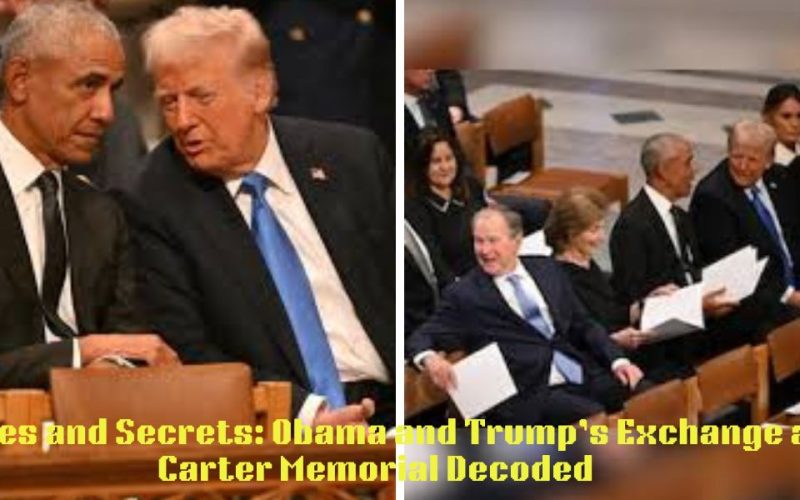 Smiles and Secrets: Obama and Trump’s Exchange at Carter Memorial Decoded