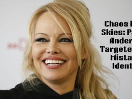 Chaos in the Skies: Pamela Anderson Targeted Over Mistaken Identity