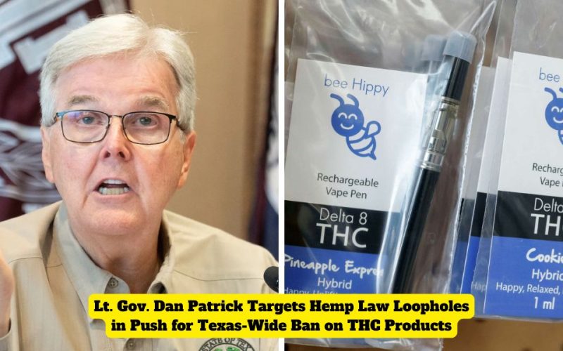 Lt. Gov. Dan Patrick Targets Hemp Law Loopholes in Push for Texas-Wide Ban on THC Products